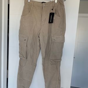 Corduroy Cargo Pants New w/ Tags
